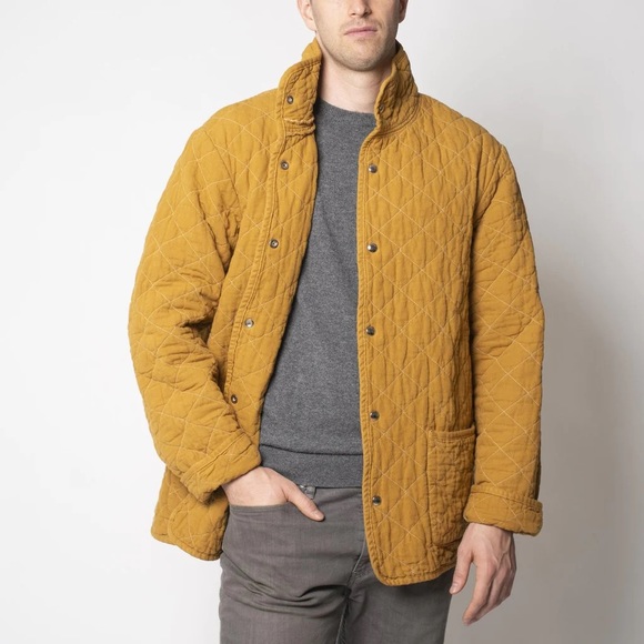 Utility Canvas Quilt Snap Jacket Unisex - Picture 7 of 7